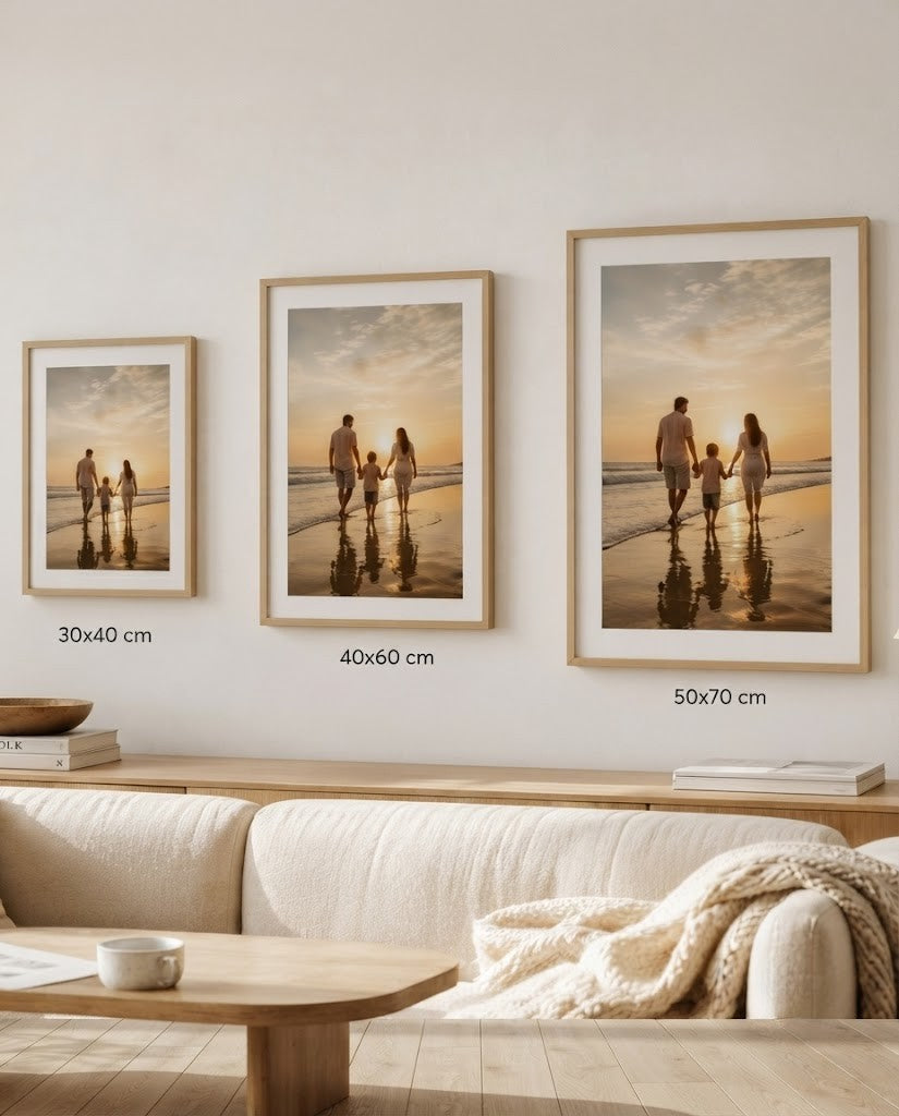 Custom Photo Frame – Personalised Wood Printed Art