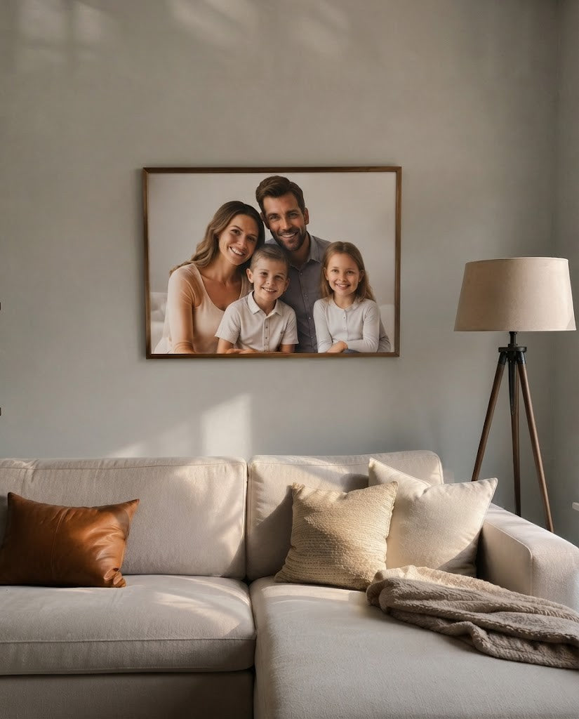 Custom Photo Frame – Personalised Wood Printed Art