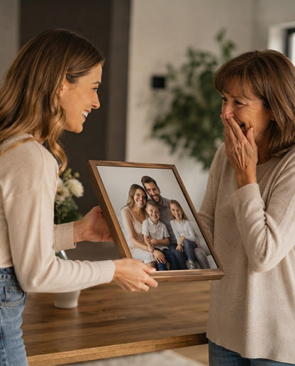 Custom Photo Frame – Personalised Wood Printed Art