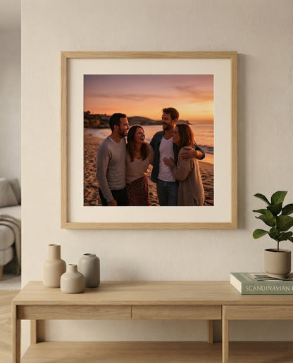Custom Photo Frame – Personalised Wood Printed Art